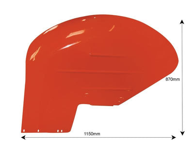 Fender - RH 11 Inch Drop (OEM Red Colour Powder Coating)