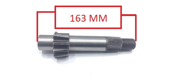 STEERING SECTOR SHAFT KUBOTA TRACTOR L 163 MM DIA 26 MM