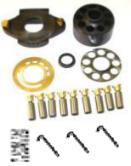 HYDRAULIC PUMP REPAIR KIT OLD MODEL PISTON:9, ROTOR:1, PISTON PLATE:1, WEAR PLATE BRONZE:1, SPLINED BUSH:1, ROLLER PIN:3, LOCK:1PC SPRING:1PC,