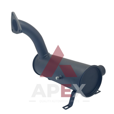 massey-ferguson-underhood-silencer-3-hole-flange-black-heat-resistant-paint