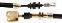 HAND BRAKE CABLE-RH
 1572MM 2WD